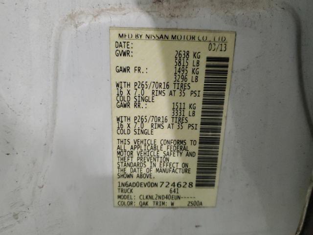 Photo 10 from auction – 2013 NISSAN FRONTIER S with VIN 1N6AD0EV0DN724628