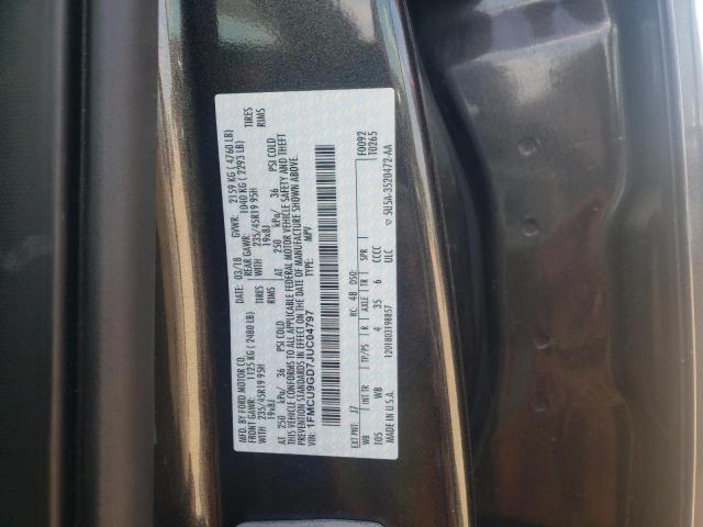 Zdjęcie 10 z aukcji – 2018 FORD ESCAPE SE z VIN 1FMCU9GD7JUC04797