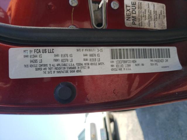 Photo 10 from auction – 2015 DODGE DART SXT with VIN 1C3CDFBB0FD314854