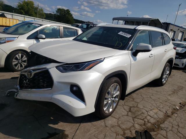 Photo 2 from auction – 2021 TOYOTA HIGHLANDER with VIN 5TDDZRBH5MS533270
