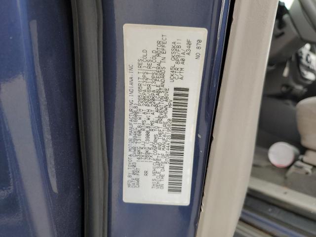 Photo 10 from auction – 2003 TOYOTA SEQUOIA SR with VIN 5TDBT44A73S195820