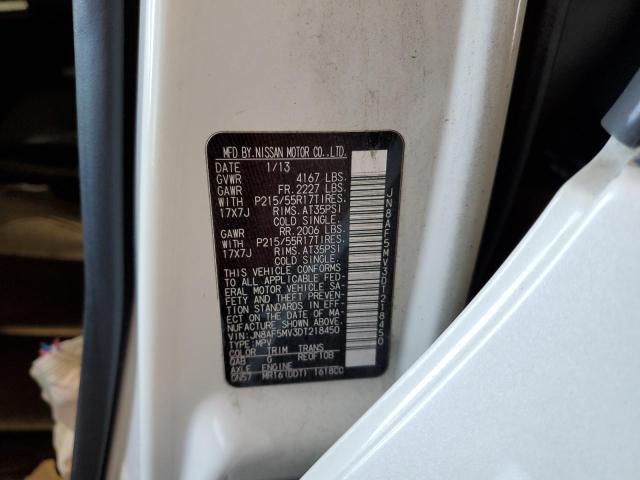 Photo 10 from auction – 2013 NISSAN JUKE S with VIN JN8AF5MV3DT218450