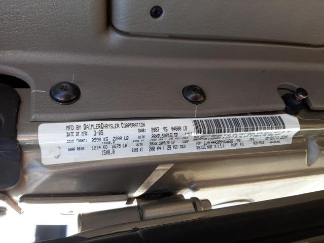 Photo 10 from auction – 2005 JEEP WRANGLER / with VIN 1J4FA44S05P358606