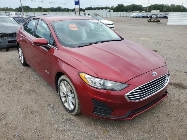 FORD FUSION SE 2019 with VIN 3FA6P0LU9KR257638 - Photo from auction