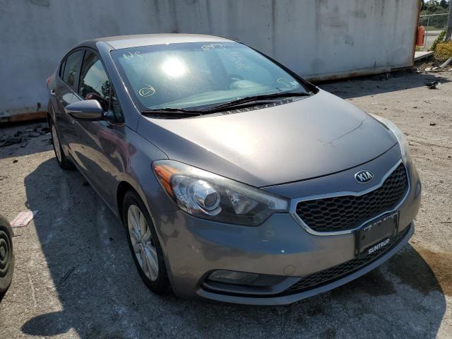 KIA FORTE EX 2015 with VIN KNAFX4A81F5392321 - Photo from auction