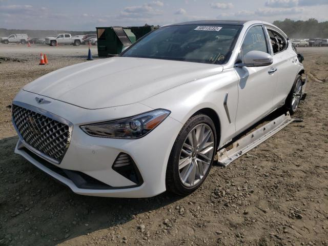 Photo 2 from auction – 2021 GENESIS G70 ELITE with VIN KMTG34LAXMU074852