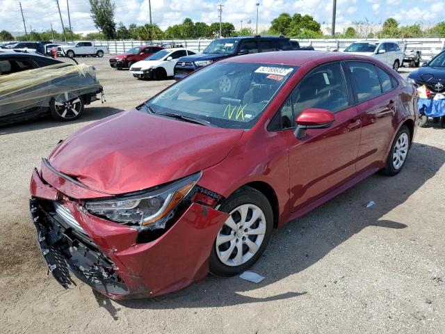 Photo 2 from auction – 2022 TOYOTA COROLLA LE with VIN JTDEPMAE0NJ211493