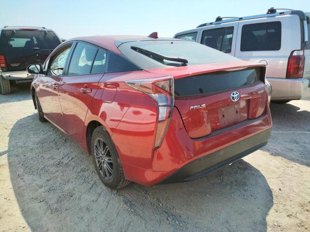 Photo 3 from auction – 2016 TOYOTA PRIUS with VIN JTDKARFU0G3527212