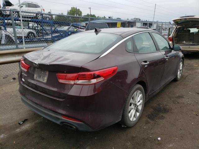 Photo 4 from auction – 2016 KIA OPTIMA LX with VIN 5XXGT4L33GG059748