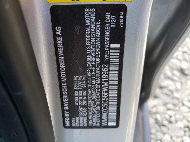Photo 10 from auction – 2015 MINI COOPER S C with VIN WMWZC5C56FWM19962
