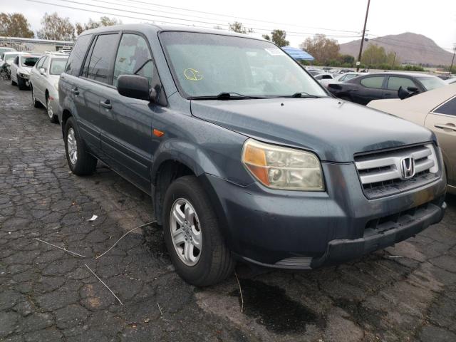 HONDA PILOT LX 2006 with VIN 5FNYF28146B016710 - Photo from auction