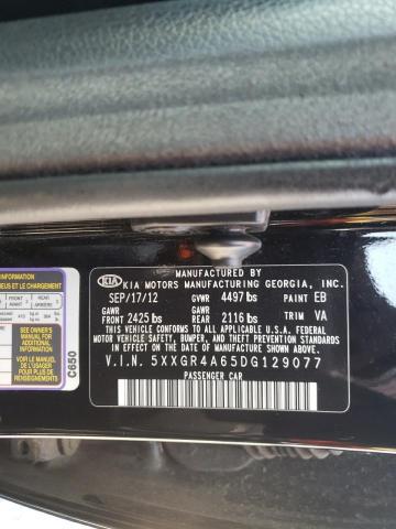 Zdjęcie 10 z aukcji – 2013 KIA OPTIMA SX z VIN 5XXGR4A65DG129077