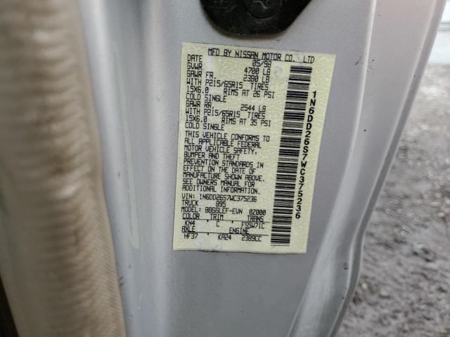 Photo 10 from auction – 1998 NISSAN FRONTIER K with VIN 1N6DD26S7WC375236