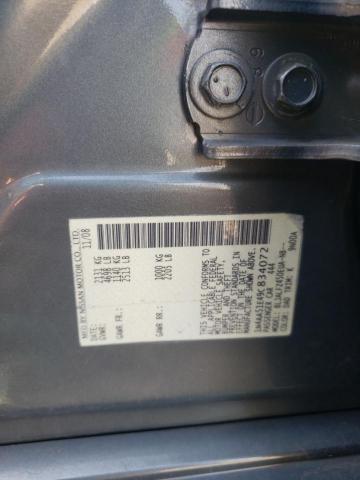Photo 10 from auction – 2009 NISSAN MAXIMA S with VIN 1N4AA51E49C834072