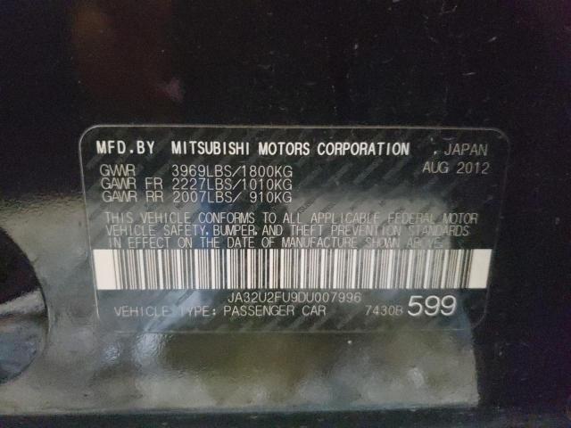 Photo 10 from auction – 2013 MITSUBISHI LANCER ES/ with VIN JA32U2FU9DU007996