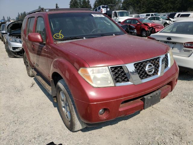 NISSAN PATHFINDER 2005 with VIN 5N1AR18U95C738596 - Photo from auction