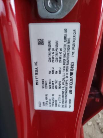 Photo 10 from auction – 2022 TESLA MODEL 3 with VIN 5YJ3E1EA7NF184903
