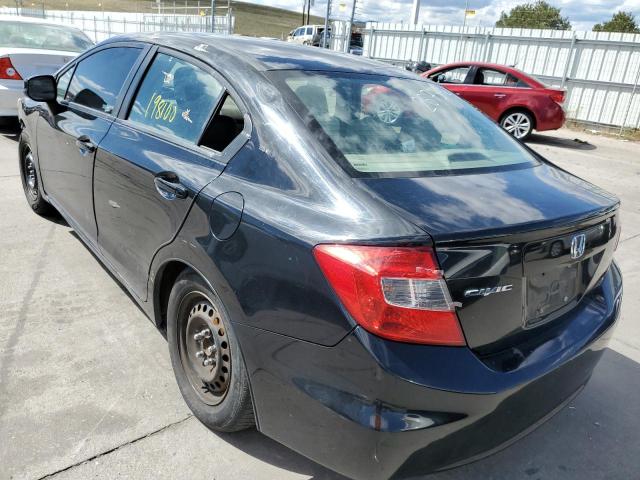 Photo 3 from auction – 2012 HONDA CIVIC LX with VIN 19XFB2F58CE344545