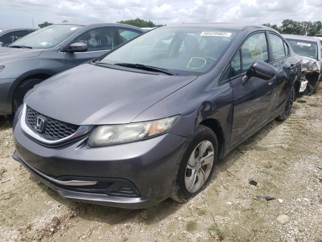 Photo 2 from auction – 2015 HONDA CIVIC LX with VIN 19XFB2F53FE061653