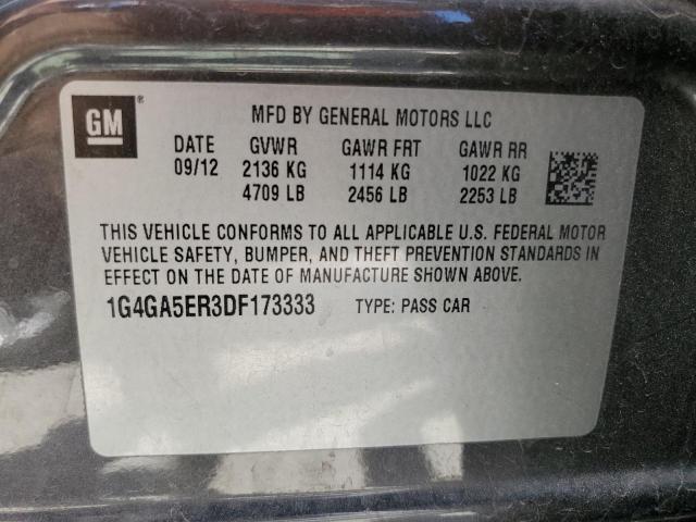 Photo 10 from auction – 2013 BUICK LACROSSE with VIN 1G4GA5ER3DF173333