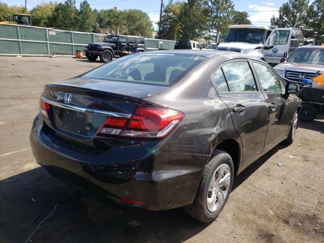Photo 4 from auction – 2013 HONDA CIVIC LX with VIN 2HGFB2F50DH511536
