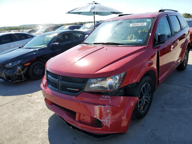 Photo 2 from auction – 2018 DODGE JOURNEY SE with VIN 3C4PDCAB1JT385920
