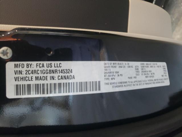 Photo 10 from auction – 2022 CHRYSLER PACIFICA L with VIN 2C4RC1GG8NR145324