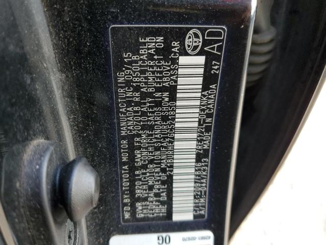 Photo 10 from auction – 2016 TOYOTA COROLLA L with VIN 2T1BURHE7GC521850