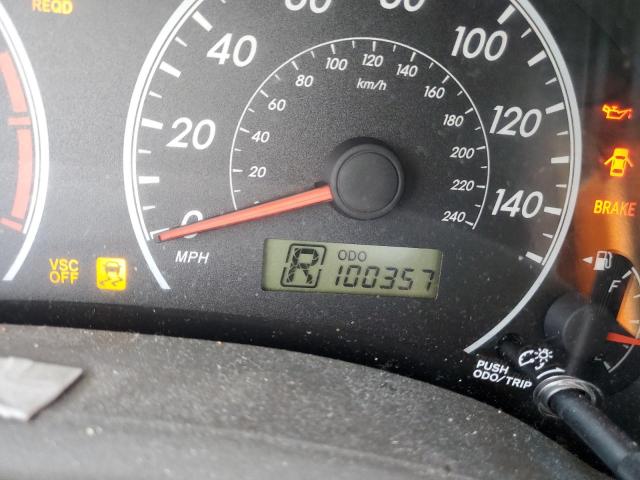 Photo 8 from auction – 2010 TOYOTA COROLLA BA with VIN 2T1BU4EE8AC512816