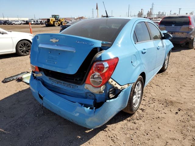 Photo 4 from auction – 2014 CHEVROLET SONIC LT with VIN 1G1JC5SH4E4159561