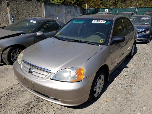 Photo 2 from auction – 2002 HONDA CIVIC LX with VIN 2HGES165X2H603689