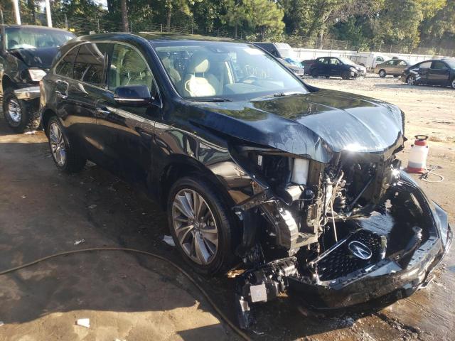 ACURA MDX TECHNO 2017 with VIN 5FRYD4H52HB030420 - Photo from auction