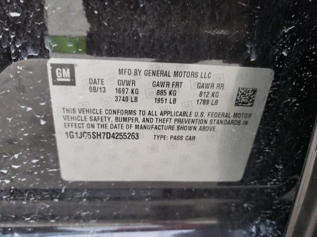Photo 10 from auction – 2013 CHEVROLET SONIC LT with VIN 1G1JC5SH7D4255263