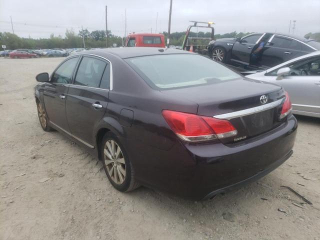 Photo 3 from auction – 2011 TOYOTA AVALON BAS with VIN 4T1BK3DBXBU412546