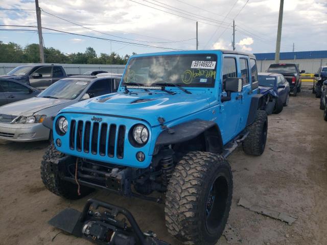 صورة رقم 2 من المزاد - 2017 JEEP WRANGLER U مع VIN 1C4BJWEG4HL620679