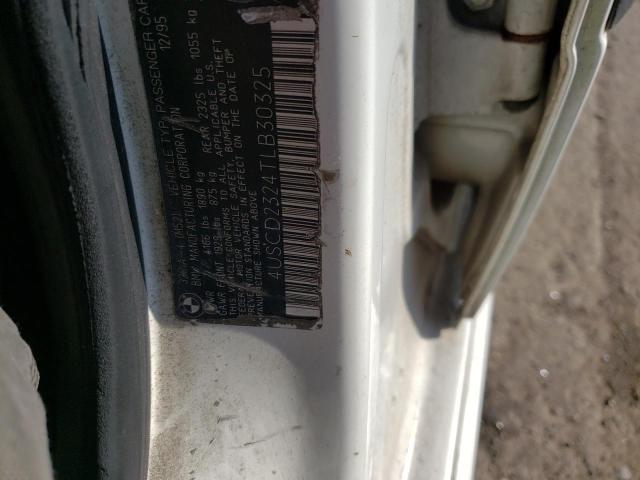 Photo 10 from auction – 1996 BMW 328 I AUTO with VIN 4USCD2324TLB30325