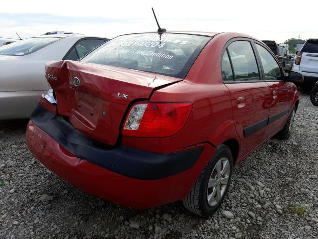 Photo 4 from auction – 2009 KIA RIO BASE with VIN KNADE223696584725