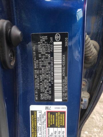 Photo 10 from auction – 2009 TOYOTA CAMRY BASE with VIN 4T1BE46K59U386538