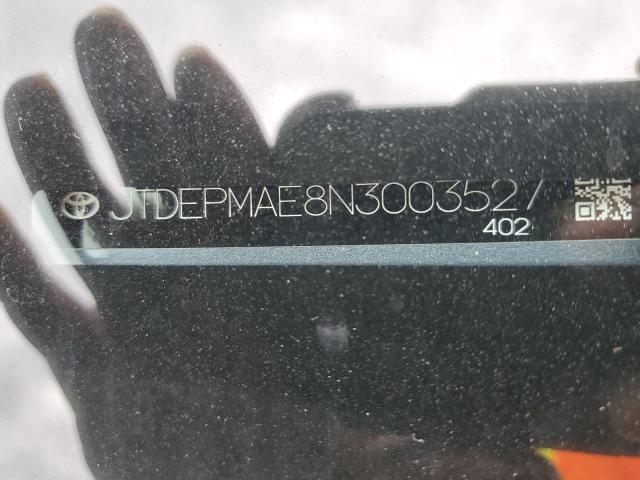 Photo 10 from auction – 2022 TOYOTA COROLLA LE with VIN JTDEPMAE8N3003527
