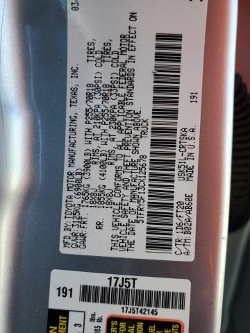 Photo 10 from auction – 2012 TOYOTA TUNDRA DOU with VIN 5TFRY5F13CX125678