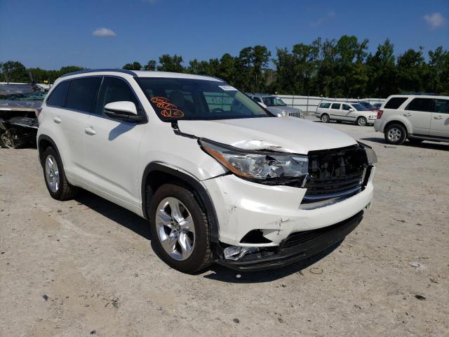 TOYOTA HIGHLANDER 2016 with VIN 5TDYKRFH3GS139383 - Photo from auction