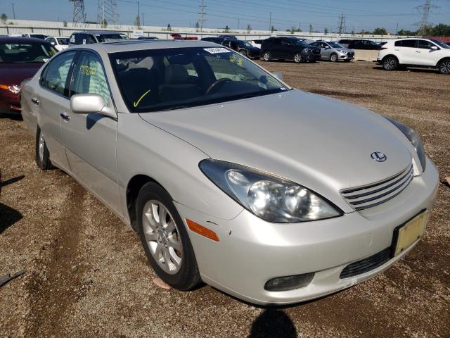 LEXUS ES 300 2003 with VIN JTHBF30G630102900 - Photo from auction