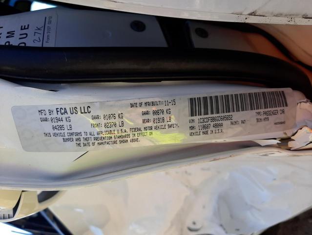 Photo 10 from auction – 2016 DODGE DART SXT with VIN 1C3CDFBB6GD605652