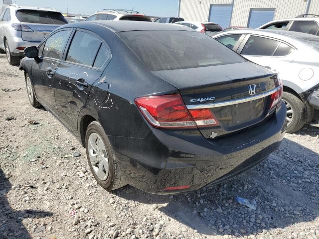 Photo 3 from auction – 2013 HONDA CIVIC LX with VIN 19XFB2F55DE016985