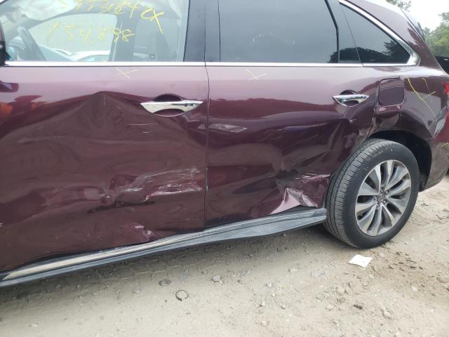 Photo 9 from auction – 2014 ACURA MDX TECHNO with VIN 5FRYD4H46EB049880