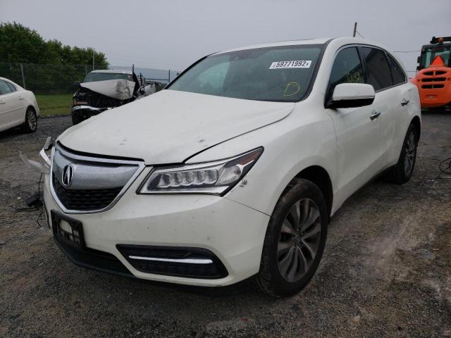 Photo 2 from auction – 2014 ACURA MDX TECHNO with VIN 5FRYD4H43EB040408