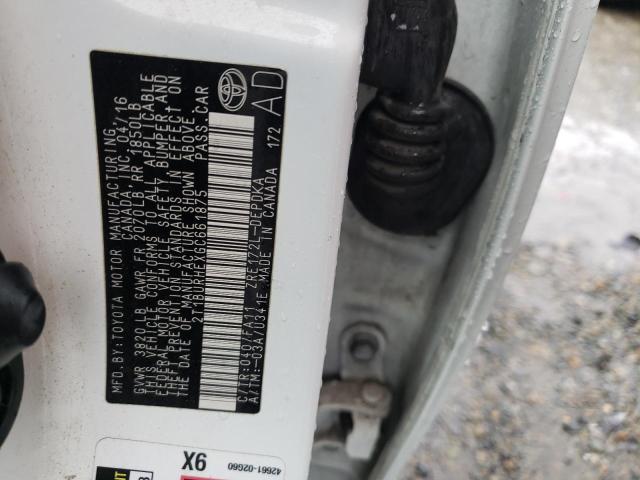 Photo 10 from auction – 2016 TOYOTA COROLLA L with VIN 2T1BURHEXGC661875