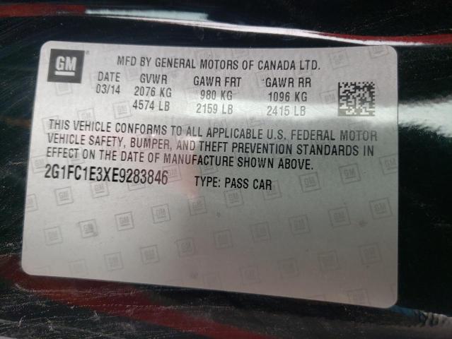 Photo 10 from auction – 2014 CHEVROLET CAMARO LT with VIN 2G1FC1E3XE9283846