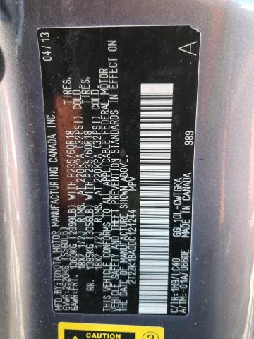 Photo 10 from auction – 2013 LEXUS RX 350 with VIN 2T2ZK1BA0DC121244