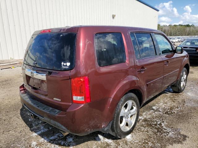 Photo 4 from auction – 2013 HONDA PILOT EXL with VIN 5FNYF4H65DB006188
